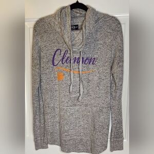 Clemson Boxercraft Heather Gray Clemson Women's Sweatshirt Size M